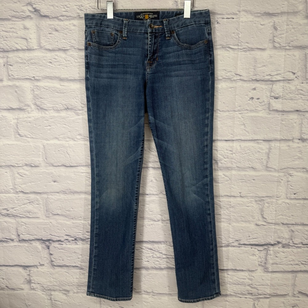 Lucky Brand Sweet Jean Straight Womens Size 8 Blue Medium Wash 7W11950